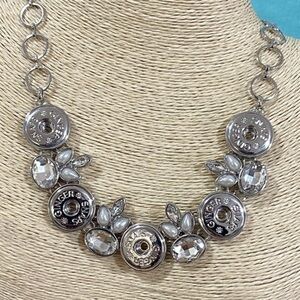 Ginger Snaps Fanciful Pearl Stone Necklace (Standard Snaps)